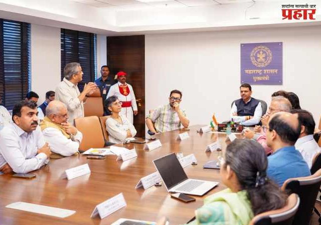 पाणी फाउंडेशनच्या सहकार्याने पाणीदार महाराष्ट्राचा संकल्प -मुख्यमंत्री देवेंद्र फडणवीस