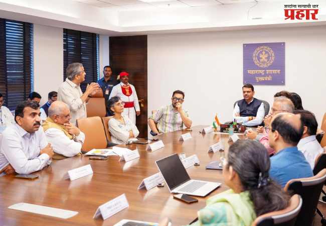 पाणी फाउंडेशनच्या सहकार्याने पाणीदार महाराष्ट्राचा संकल्प -मुख्यमंत्री देवेंद्र फडणवीस
