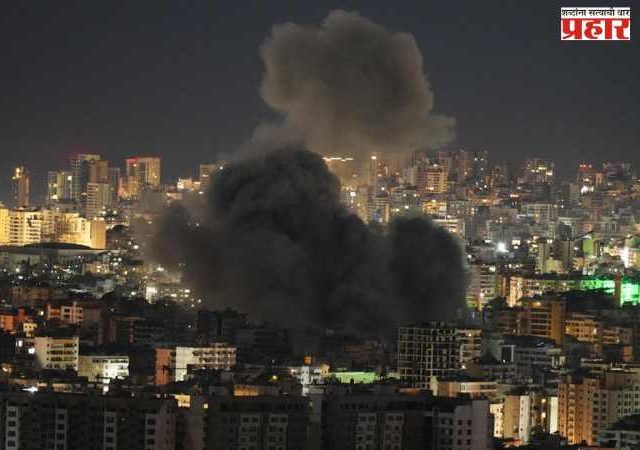 पश्चिम आशियात युद्ध तीव्र; इस्रायलचे इराण-लेबनॉनमध्ये मोठे हवाई हल्ले