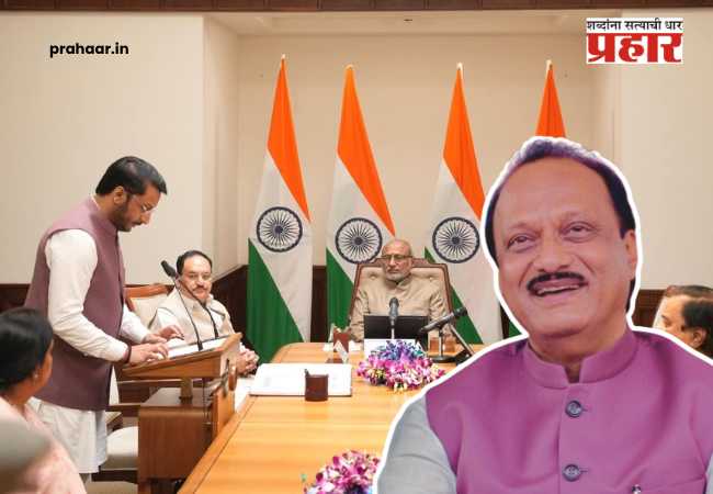 Parth Pawar Rajya Sabha MP Oath : गुलाबी जॅकेट अन् डोळ्यांवर चष्मा…हुबेहूब अजित दादा! पार्थ पवारांनी घेतली खासदारकीची शपथ