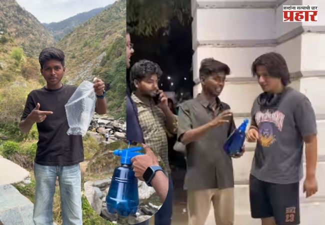 दिल्लीत डोंगराची हवा विकणाऱ्या तरुणाचा व्हिडीओ व्हायरल