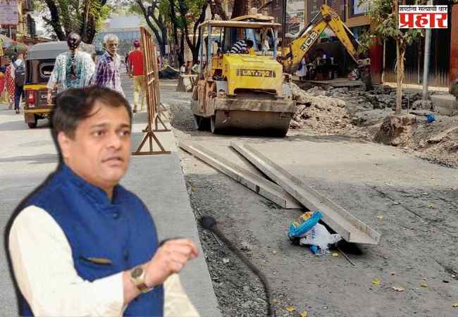 MLA Amit Satam सीसी रस्त्यांमुळे खड्डे दुरुस्तीवरील खर्चात जवळपास ७० टक्क्याहून अधिक घट — भाजप अध्यक्ष आमदार अमीत साटम