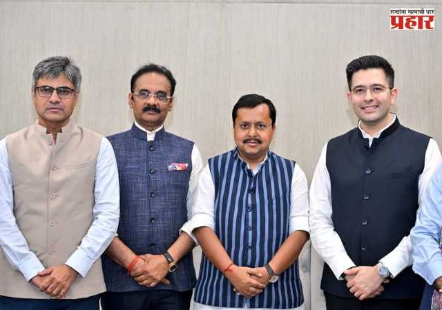 Raghav Chaddha : राघव चड्ढा यांच्यासह ‘आप‘च्या 'त्या' ७ खासदारांच्या भाजपमधील विलीनीकरणास मंजुरी