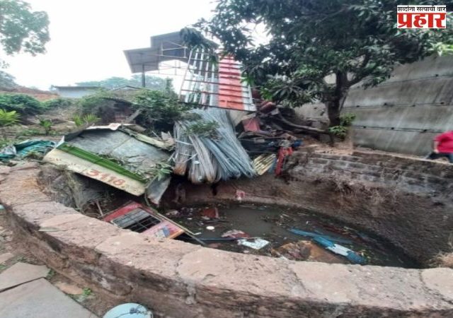 Ratnagiri : चार वाहनांना धडक देऊन ट्रक कोसळला विहिरीत