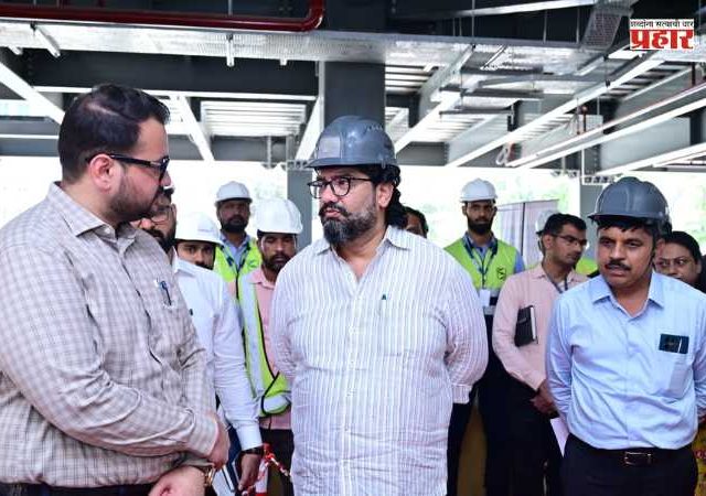 Shivendrasinhraje Bhonsle : मंत्रालयातील नवीन इमारतीच्या बांधकामाचा सार्वजनिक बांधकाम मंत्री शिवेंद्रसिंहराजे भोसले यांनी घेतला सविस्तर आढावा