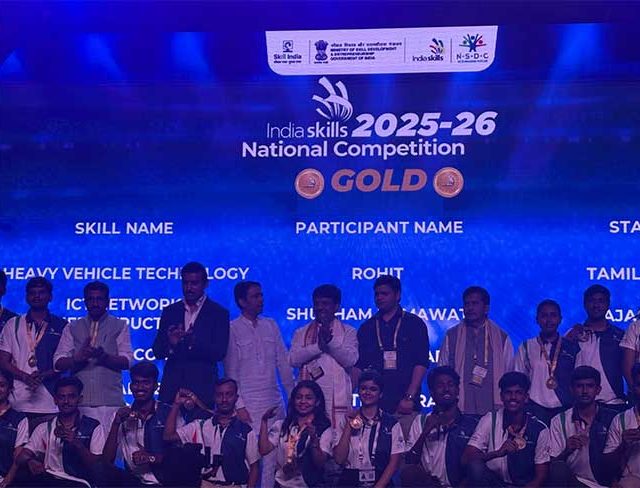 राष्ट्रीय कौशल्य स्पर्धेत महाराष्ट्रातल्या विद्यार्थ्यांचा झेंडा
