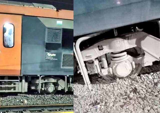 Vande Bharat : पुण्यात वंदे भारतचा डबा घसरला