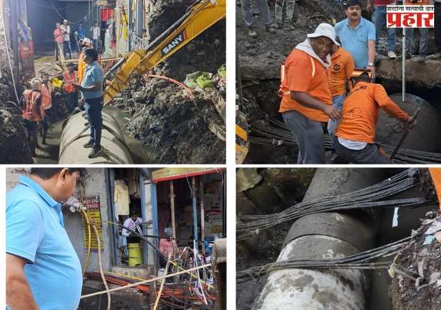 Bmc News : वांद्र्यातील नवपाडा, घासबाजारमधील तुंबणाऱ्या पाण्याचा मार्ग मोकळा