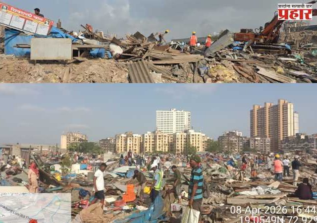 Mankhurd News : मानखुर्दमधील १४०० अनधिकृत झोपड्या जमीनदोस्त