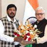 Ramdas Athawale : केंद्रीय राज्यमंत्री रामदास आठवले यांनी घेतली राज्यपाल जिष्णू देव वर्मा यांची भेट