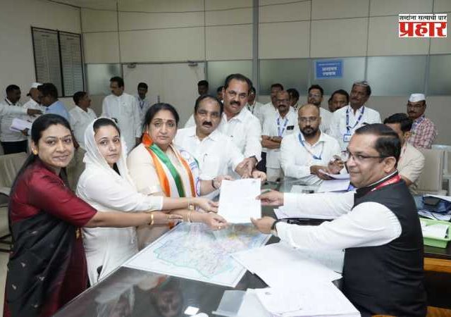 Baramati Assembly by-election : उपमुख्यमंत्री सुनेत्रा पवार यांनी भरला उमेदवारी अर्ज