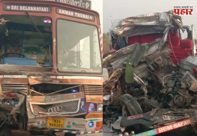 Karnataka Road Accident : कर्नाटक हादरलं! कलबुर्गीत मृत्यूचा कहर; भरधाव ट्रकच्या धडकेत एकाच कुटुंबातील ५ जण ठार