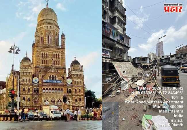 BMC : खार गोळीबार रोडवरील ९ अनधिकृत चिकन स्टॉल्सवर महापालिकेची कारवाई