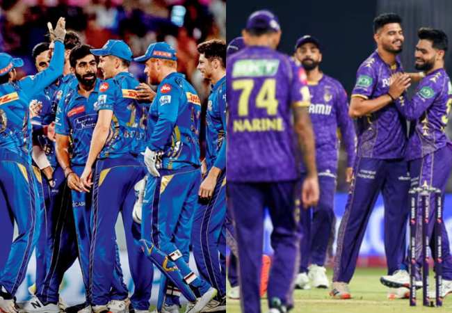 MI VS KKR : मुंबई विरुद्ध केकेआर मध्ये हायव्होल्टेज लढत; प्लेऑफसाठी KKR ला विजय आवश्यक; हार्दिक पांड्याचे पुनरागमन ?