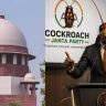 Cockroach Janata Party : ‘कॉकरोच जनता पार्टी’ प्रकरणावर अतिशय भावनिक प्रतिक्रिया देऊ नका; सर्वोच्च न्यायालयाने फटकारले