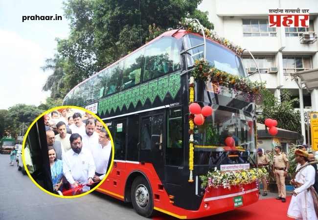 First Electric Double-Decker Bus : ठाणेकरांच्या सेवेत पहिली इलेक्ट्रिक डबल डेकर बस दाखल; ‘तीन हात नाका ते गायमुख’ मार्गावर धावणार!