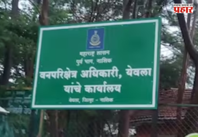 Nashik News : लाचखोरी प्रकरणी मोठी कारवाई, येवल्यात एकाच वेळी आठ वन कर्मचाऱ्यांना पकडले