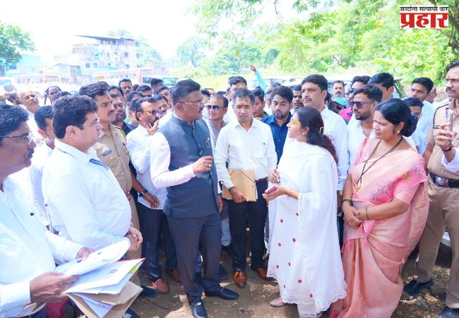 पाली बसस्थानकाच्या पुनर्बांधणी प्रकल्पाची परिवहन मंत्री प्रताप सरनाईक यांच्याकडून पाहणी