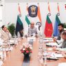 Rajnath Singh : जागतिक तणावाच्या पार्श्वभूमीवर मोदी सरकार अ‍ॅलर्ट मोडवर; राजनाथ सिंह यांच्या अध्यक्षतेखाली दीड तास बैठक