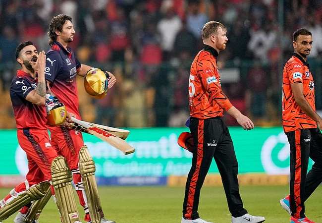SRH vs RCB : टॉप-2 साठी आज महासंग्राम! विराटच्या RCB समोर कमिन्सचंच्या हैदराबादच आव्हान