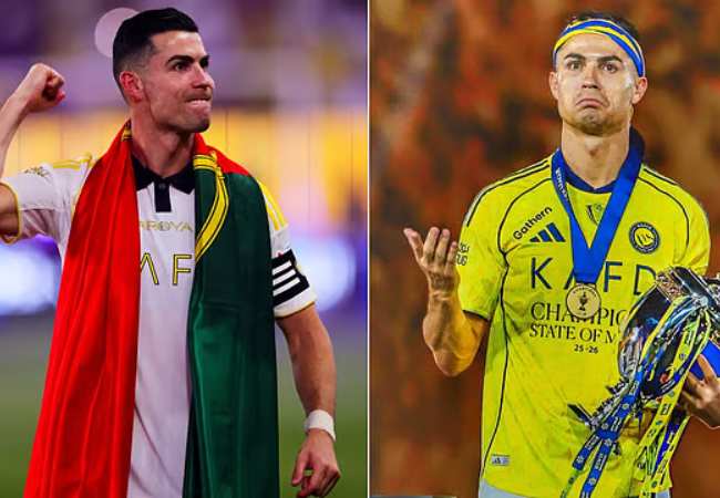 Ronaldo Magic! क्रिस्टियानोच्या डबल धमाक्याने अल नासर ७ वर्षांनंतर चॅम्पियन; दमैकला 4-1 ने चिरडलं