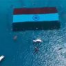 Indian Flag : पाण्याखाली फडकवला जगातील सर्वात मोठा भारतीय तिरंगा