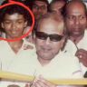 Vijay Thalapathy : करुणानिधींच्या मागे उभ्या असलेल्या या मुलाने डीएमके पक्षाला दिला मोठा धक्का, तुम्ही त्या मुलाला ओळखले का?