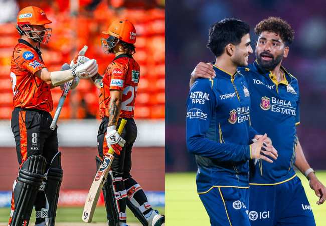 SRH VS GT : टॉप स्पॉटसाठी हैदराबाद विरुद्ध गुजरातमध्ये रंगणार थरारक सामना ! निकालाचा परिणाम आरसीबीवर …