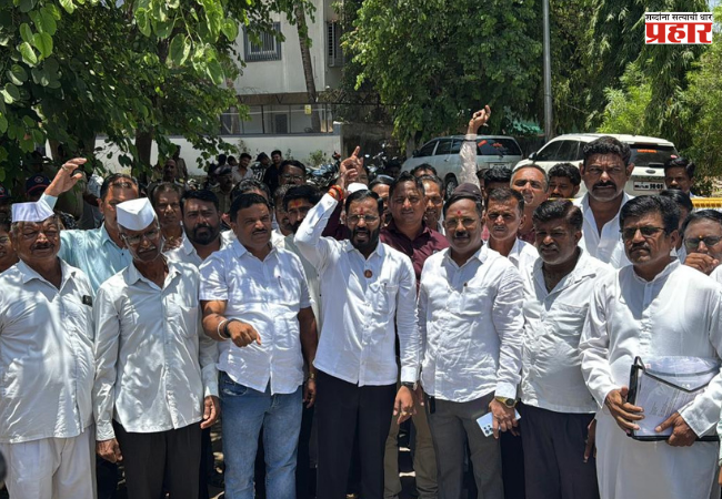 Nashik : रिंग रोड बाधित शेतकऱ्यांचे भुजबळ फार्मवर ‘दाद मागो आंदोलन’