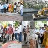 BMC News : मुंबईच्या महापौर रस्ते आणि नालेसफाईच्या पाहणी मोहिमेवर
