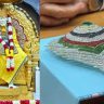 Shirdi : शिर्डीत साईबाबांच्या चरणी दान २४ लाखांचा हार