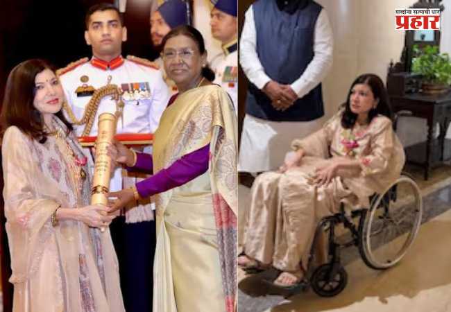 Singer Alka Yagnik : पद्मभूषण स्वीकारताना अशक्त दिसल्या अलका याज्ञिक; प्रकृतीबाबत चाहत्यांमध्ये चिंता