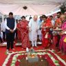 Kolhapur Shri Mahalakshmi Temple : केंद्रीय गृहमंत्री अमित शहांनी घेतले अंबाबाईचे दर्शन; मुख्यमंत्री आणि अमित शहांच्या उपस्थितीत १,४४५ कोटींच्या विकासकामांना सुरुवात