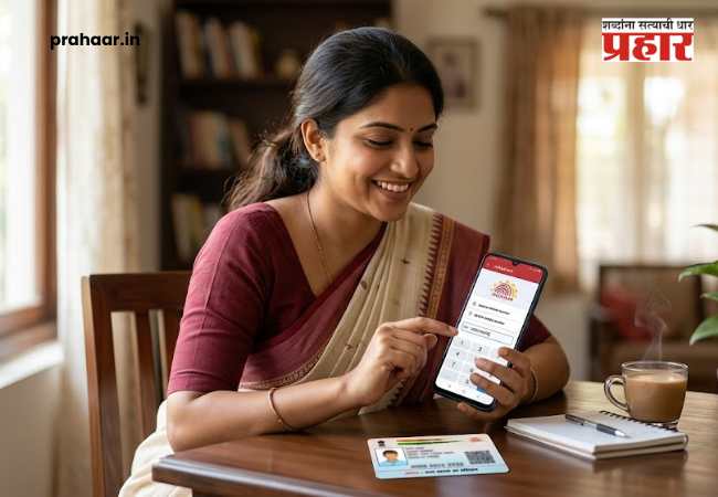 Change Aadhaar Mobile Number Online : आधार कार्डधारकांसाठी सर्वात मोठी गूड न्यूज! आता केंद्रावर न जाता थेट अ‍ॅपवरूनच बदला मोबाईल नंबर