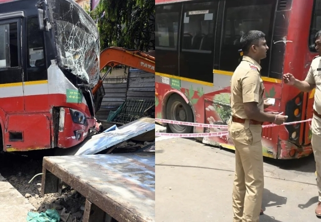 dadar best bus accident