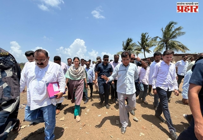 VASAI SIR : वसईत SIR संदर्भात महत्त्वाची बैठक; खासदार किरीट सोमय्या व आमदार स्नेहा दुबे-पंडित यांनी घेतली परिसराची पाहणी