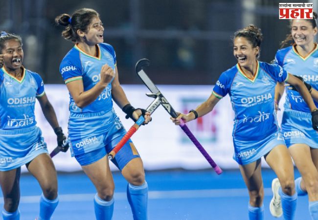 Indian Womens Hockey Team :भारतीय महिला हॉकी संघाची दमदार कामगिरी;चिलीला हरवत नेशन्स कॅपच्या अंतिम फेरीत धडक