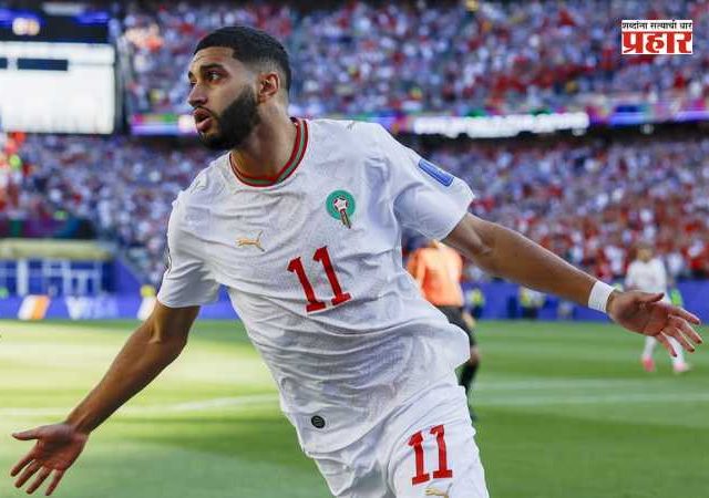 FIFA World Cup 2026 Morocco vs Scotland : सायबारीचा विक्रमी गोल, मोरोक्कोची स्कॉटलंडवर मात; बाद फेरीकडे दमदार वाटचाल