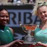 French Open: महिला दुहेरीत सिनियाकोव्हा-टाउनसेंड जोडीचे जेतेपदावर शिक्कामोर्तब !