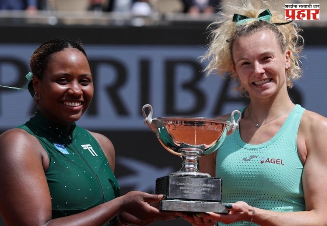 French Open: महिला दुहेरीत सिनियाकोव्हा-टाउनसेंड जोडीचे जेतेपदावर शिक्कामोर्तब !