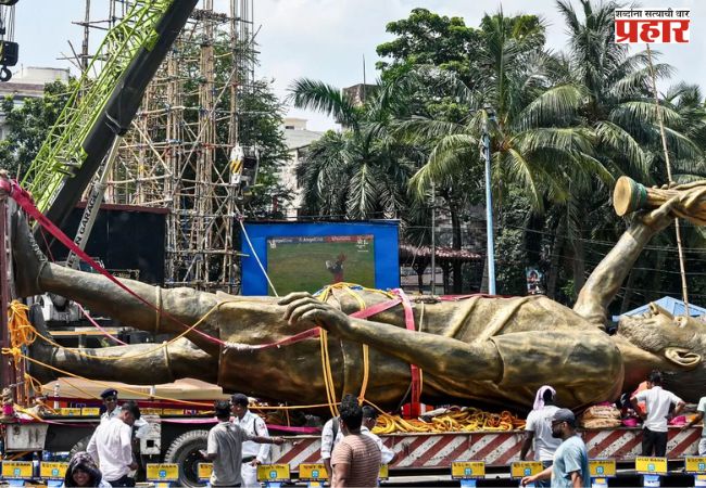 Lionel Messi Statue:  मेस्सीच्या 70 फूट उंच पुतळ्याला अखेर निरोप! 10 कोटींची भव्य मूर्ती ठरली धोकादायक