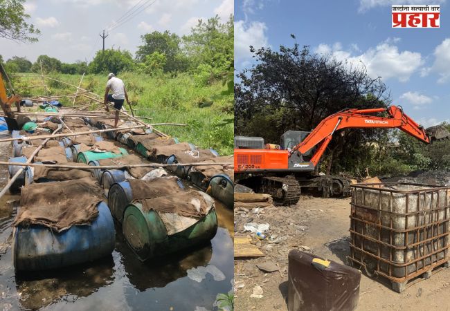Anti-hand kiln campaign : हातभट्टी विरोधी मोहिमेला वेग; दीड कोटीचा मुद्देमाल जप्त