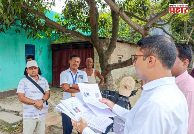 Special Intensive Revision of Electoral Rolls-2026 : मतदार याद्यांच्या विशेष सखोल पुनरीक्षण-२०२६ अंतर्गत ३० जून ते २९ जुलै २०२६ दरम्यान गृहभेटी