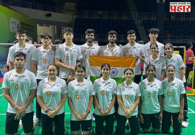 Badminton Asia Junior Championships : कझाकिस्तानवर मात करत भारताची उपांत्यपूर्व फेरीत धडक