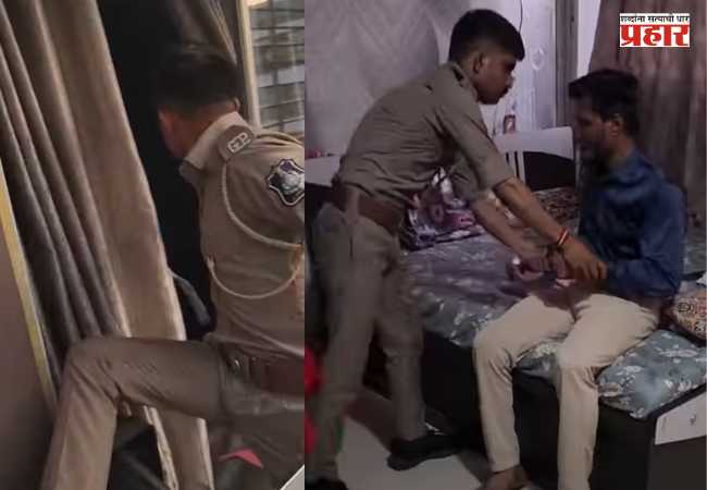 Surat Police Rescue Viral Video : सुरत पोलिसांचे धाडस! सातव्या मजल्यावरून बाल्कनीत प्रवेश करत वाचवले तरुणाचे प्राण