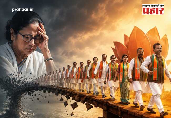 TMC political crisis 20 MP likely to join BJP :  ममता बॅनर्जींना मोठा झटका! ६० आमदारांनंतर आता २० खासदार भाजपाच्या वाटेवर