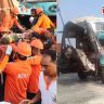 Gujarat Tragedy : वडोदरा-हालोल महामार्गावर उभ्या ट्रकला लक्झरी बसची जोरदार धडक; ६ जणांचा जागीच मृत्यू, तर २६ प्रवासी जखमी