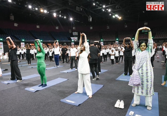 International Yoga day : योग हे समाजाला जोडण्याचे माध्यम
