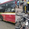 Dadar Bus Accident : दादरमध्ये भीषण अपघात! भरधाव बसचा कहर; ३ बाईक, टॅक्सी आणि ओला-उबेरला धडक, एकाचा मृत्यू, अनेक जखमी