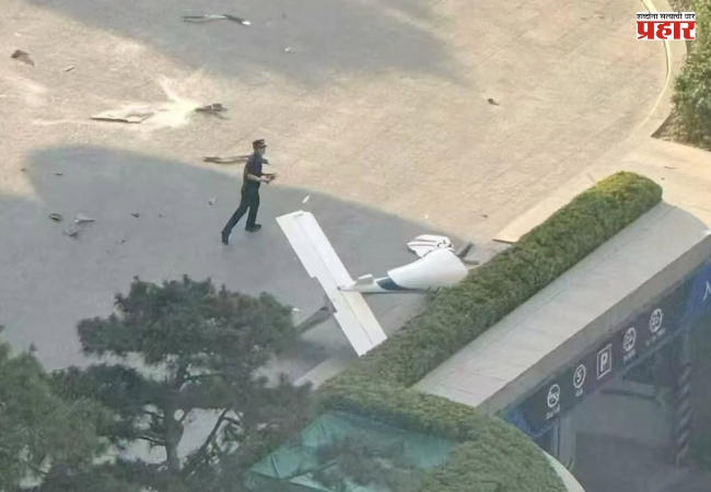 Plane Crashes : बीजिंगमध्ये हाहाकार! १७०० फुटी ‘चायना झुन’ टॉवरमध्ये घुसलं विमान